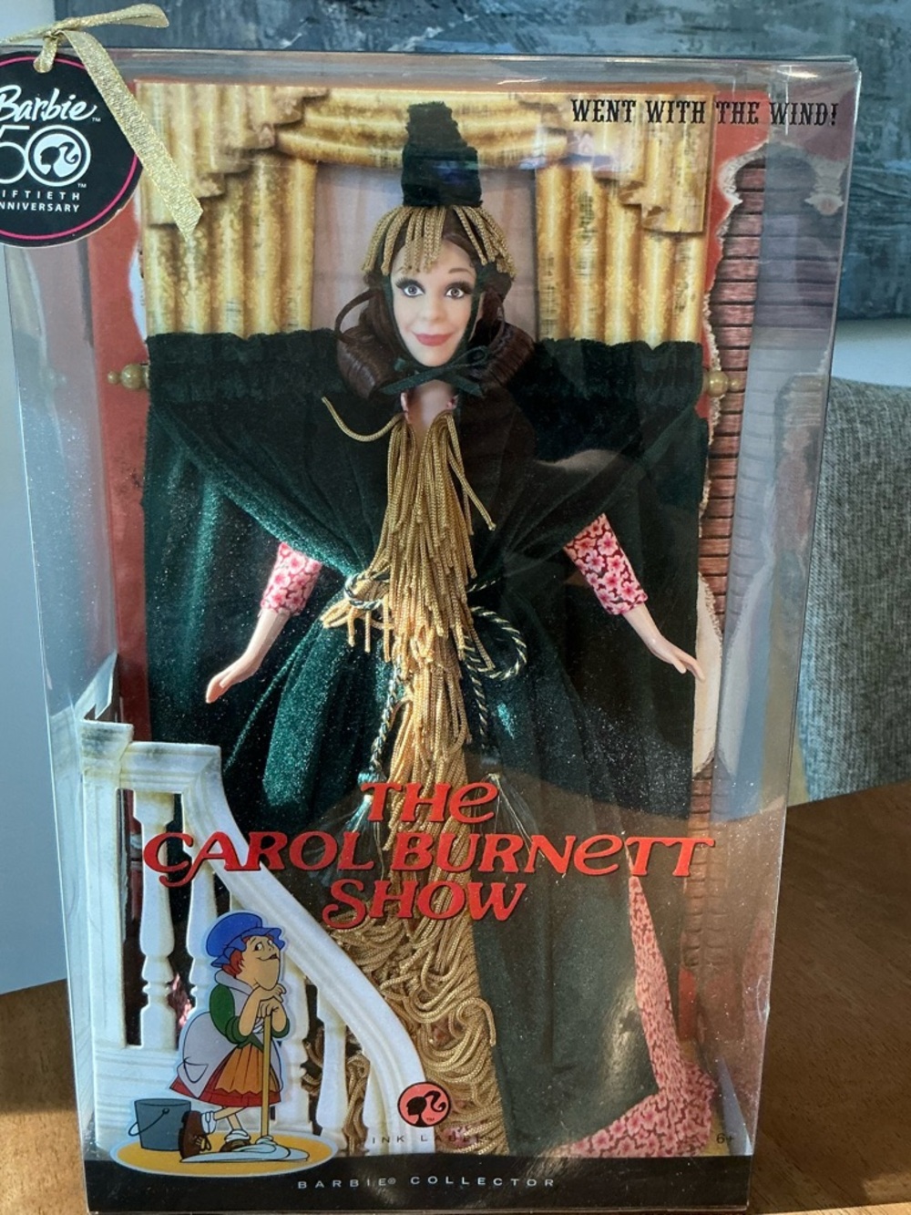 Brand new Carol Burnett Show Barbie Went with the Wind Doll